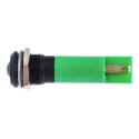 RS PRO Green Panel Mount Indicator 24 V AC/DC 20mA Solder Tab Termination IP67 Prominent Bezel 209-068