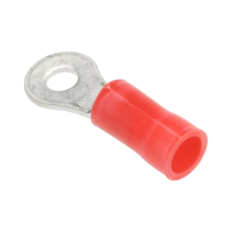 TE Connectivity PLASTI-GRIP Insulated Ring Terminal 2.84 mm Stud Size 22 AWG to 16 AWG Wire Size Red 34143