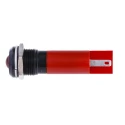 RS PRO Red Panel Mount Indicator 24 V AC/DC 20mA Solder Tab Termination IP67 Prominent Bezel 209-169