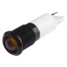 RS PRO Orange Panel Mount Indicator 240V AC Solder Tab Termination IP40 Prominent Bezel 209-232