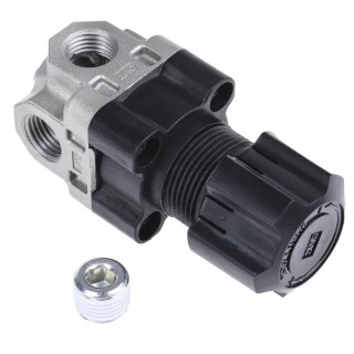 SMC Pneumatic Regulator, G 1/4 Outlet Size, Minimum Operating Pressure 0.05 MPa, Maximum Operating Temperature 60°C ARX20