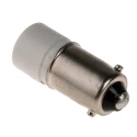 RS PRO White Indicator Lamp Single Chip LED, 48 V AC/DC, BA9 Base, 10 mm Diameter 209-349