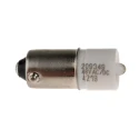 RS PRO White Indicator Lamp Single Chip LED, 48 V AC/DC, BA9 Base, 10 mm Diameter 209-349
