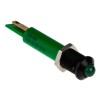 RS PRO Green Panel Mount Indicator 230V AC 3mA Prominent Bezel 40mm 209-406