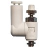SMC Stainless Steel AS Series Pneumatic Flow Speed Controller Straight Version Exhaust Adjustment AS2301F-U01-04