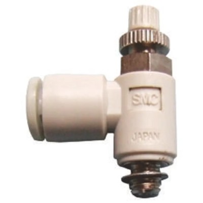 SMC AS Series Speed Controller R Nylon Brass Flow Regulator Adjustable Pressure 1 Mpa AS2211F-01-06S