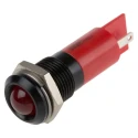 RS PRO Red Panel Mount Indicator 24V DC 20mA Solder Tab Termination Prominent Bezel 209-894