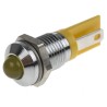 RS PRO Yellow Panel Mount Indicator 2V DC 20mA Solder Tab Termination Prominent Bezel 209-901