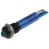 RS PRO Blue Panel Mount Indicator 12V dc 20mA Solder Tab Termination Prominent Bezel 209-967