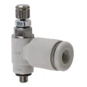 SMC AS Series Pneumatic Speed Controller Threaded Connections 0.1-1.05 MPa Operating Pressure AS1201F-M3-04