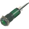 RS PRO Green Panel Mount Indicator 110V AC 6mA Solder Tab Termination IP67 Prominent Bezel 210-147