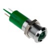 RS PRO Green Panel Mount Indicator 230V AC 3mA IP67 Prominent Bezel IP67