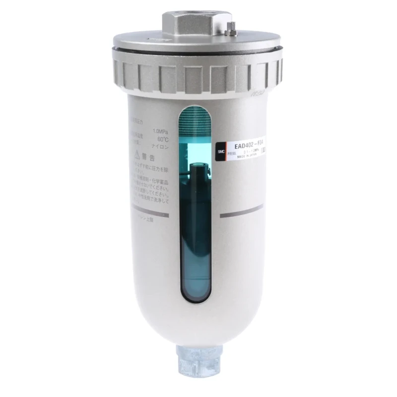 SMC Automatic 1/2 in Condensate Drain, G 1/2 Inlet Port, 0.05 to 1 MPa, 5°C to 60°C Operating Temperature EAD402-F04