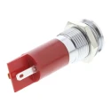 RS PRO Red Panel Mount Indicator, 12V AC, 20mA, Solder Tab Termination, Prominent Bezel 210-377