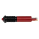 RS PRO Red Panel Mount Indicator 24V DC 20mA Solder Tab Termination Prominent Bezel 210-327