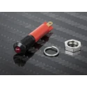 RS PRO Red Panel Mount Indicator 24V DC 20mA Solder Tab Termination Prominent Bezel 210-327