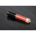 RS PRO Red Panel Mount Indicator 24V DC 20mA Solder Tab Termination Prominent Bezel 210-327