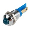 RS PRO Blue Panel Mount Indicator, 2V DC, 20mA, Solder Tab Termination, Prominent Silver Bezel 210-399