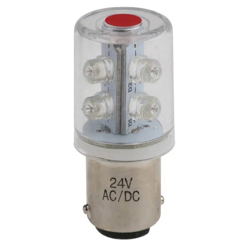 RS PRO BA15d Red LED Lamp for Light Towers 6 High Intensity LEDs 360° Illumination 209-305