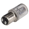RS PRO LED Lamp Red BA15d High Intensity 6 LEDs 360° Illumination 24 V AC DC 209-311