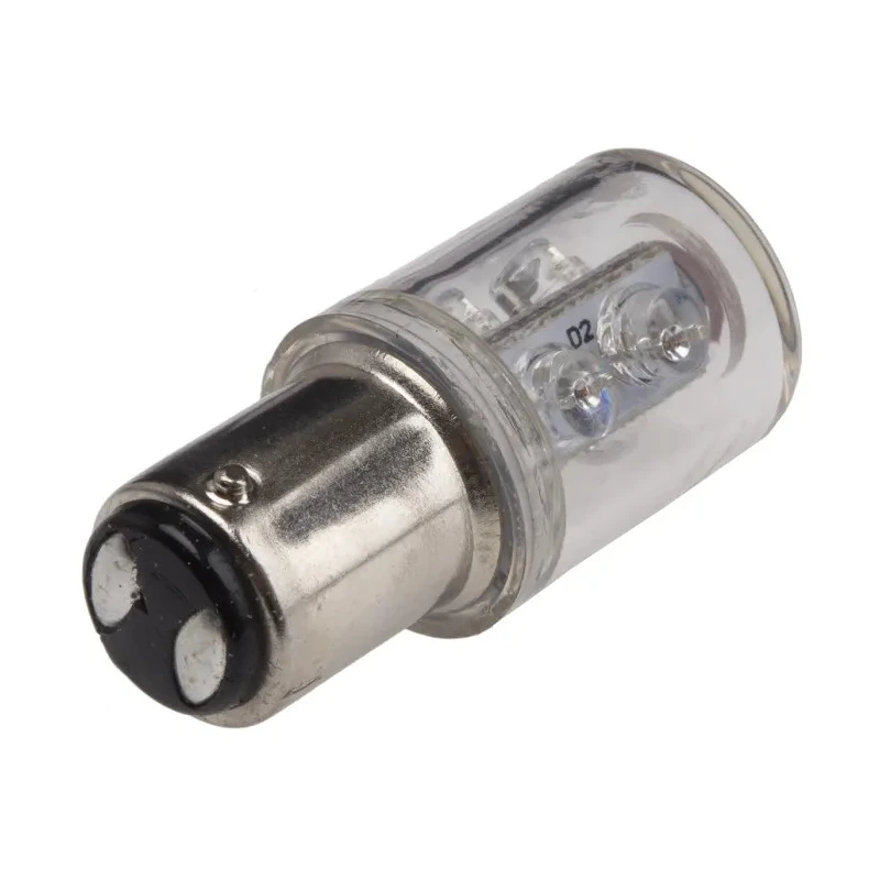 RS PRO LED Lamp Red BA15d High Intensity 6 LEDs 360° Illumination 24 V AC DC 209-311