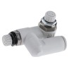 SMC AS Series Dual-Speed Controller with Tube Outlet Connection, Inlet Thread R, Max Pressure 1 Mpa ASD330F-01-06S