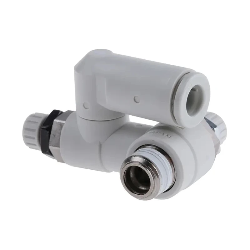 SMC AS Series Dual-Speed Controller with Tube Outlet Connection, Inlet Thread R, Max Pressure 1 Mpa ASD330F-01-06S