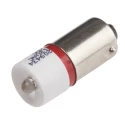 RS PRO Red Indicator Lamp Single Chip LED, 12 V AC/DC, BA9 Base, 10 mm Diameter 209-434
