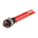 RS PRO Red Panel Mount Indicator 110V AC 6mA Solder Tab Termination Prominent Bezel 210-507
