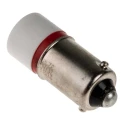 RS PRO Red Indicator Lamp Single Chip LED, 24 V AC/DC, BA9 Base, 10 mm Diameter 209-478