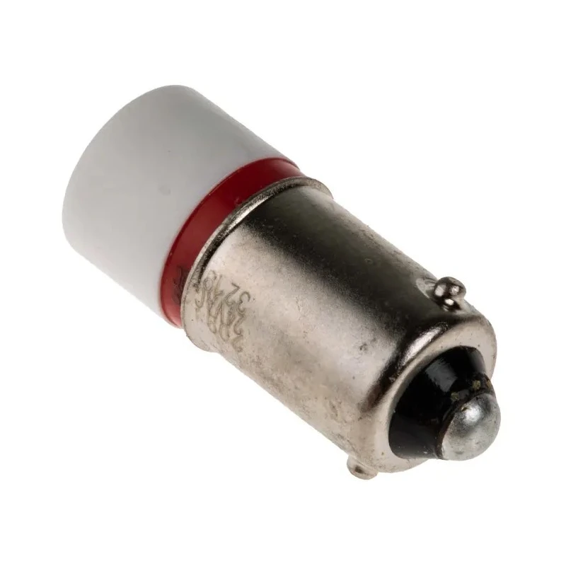 RS PRO Red Indicator Lamp Single Chip LED, 24 V AC/DC, BA9 Base, 10 mm Diameter 209-478
