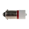 RS PRO Red Indicator Lamp Single Chip LED, 24 V AC/DC, BA9 Base, 10 mm Diameter 209-478