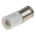 RS PRO White Indicator Lamp Single Chip, 48 V AC/DC, Midget Groove Base, 6.1 mm Diameter 210-046