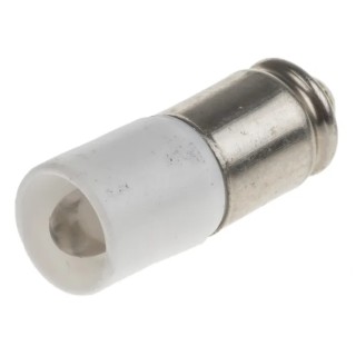 RS PRO White Indicator Lamp Single Chip, 48 V AC/DC, Midget Groove Base, 6.1 mm Diameter 210-046