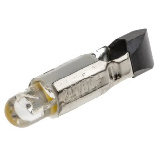 RS PRO Yellow Indicator Lamp Single Chip 5.5 mm Diameter 24V AC/DC 210-080
