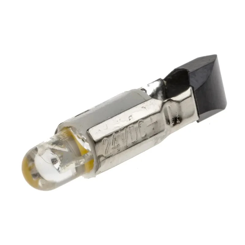 RS PRO Yellow Indicator Lamp Single Chip 5.5 mm Diameter 24V AC/DC 210-080
