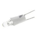RS PRO White Indicator Lamp Single Chip Bi-Pin LED 24 V AC/DC 4.25 mm Diameter 17 mm Length 210-715