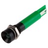 RS PRO Green Panel Mount Indicator 24V AC 20mA Solder Tab Termination Recessed 210-709