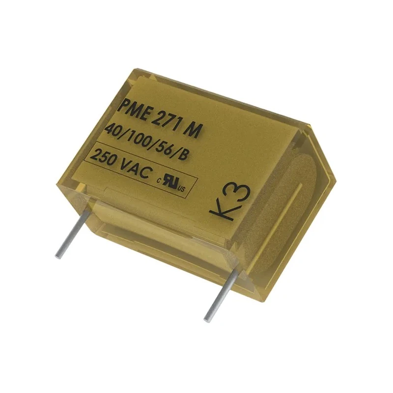 KEMET PME271 Metallised Paper Capacitor X2 Suppression Class 33nF 275V AC/DC Through Hole 