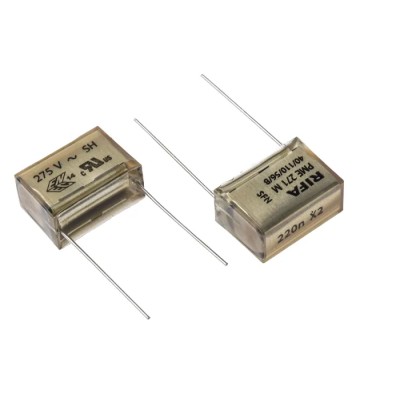 KEMET PME271 Metallised Paper Capacitor X2 220nF 275V AC 275V DC Through Hole PME271