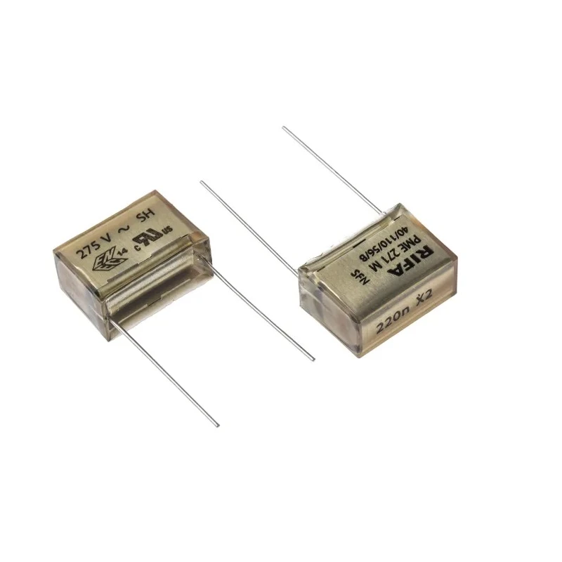 KEMET PME271 Metallised Paper Capacitor X2 220nF 275V AC 275V DC Through Hole PME271