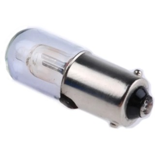 RS PRO Red Indicator Lamp, 220V DC, 250V DC, BA9 Base, 10 mm Diameter 211-178