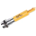 RS PRO Yellow Panel Mount Indicator 12V DC 20mA Solder Tab Recessed Bezel 211-235