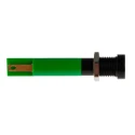 RS PRO Green Panel Mount Indicator 24V DC 20mA Solder Tab Termination Recessed 211-364