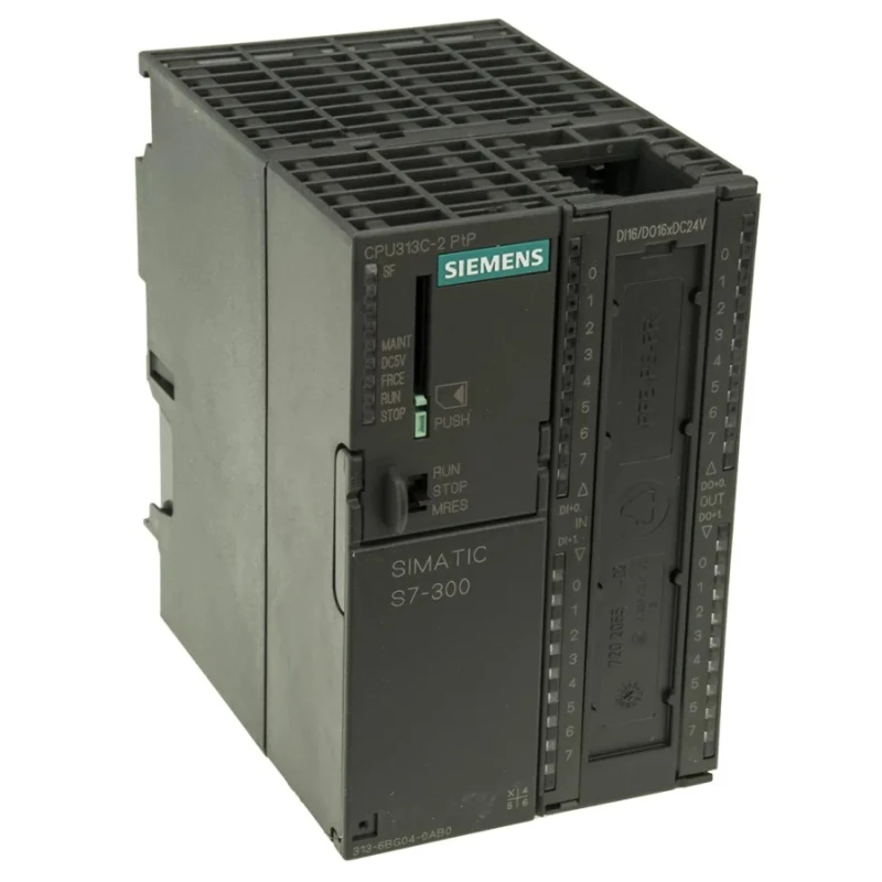 Siemens SIMATIC S7-300 Series Programmable Logic Controller CPU, Digital Input 16, Digital Output 16 6ES7313-6BG04-0AB0