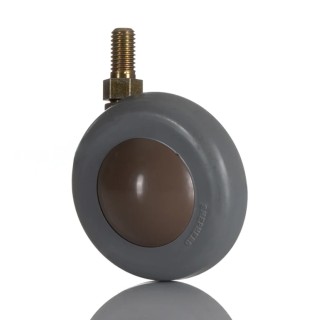 RS PRO Swivel Castor Wheel, 50 mm Diameter, 50 kg Load Capacity, Polyurethane Wheel, Ball Bearing Hub, M8 Thread 211-474