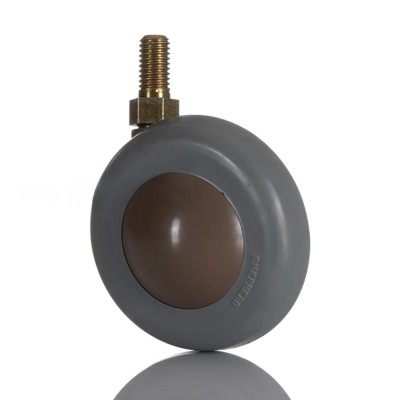 RS PRO Swivel Castor Wheel, 50 mm Diameter, 50 kg Load Capacity, Polyurethane Wheel, Ball Bearing Hub, M8 Thread 211-474