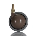 RS PRO Swivel Castor Wheel, 50 mm Diameter, 50 kg Load Capacity, Polyurethane Wheel, Ball Bearing Hub, M8 Thread 211-474