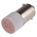 RS PRO Red Indicator Lamp Multichip 12V DC BA9 Base 10mm Diameter 210-888