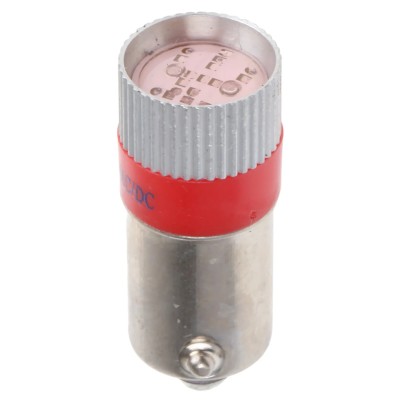 RS PRO Red Indicator Lamp Multichip 24V dc BA9 Base 10 mm Diameter 210-901